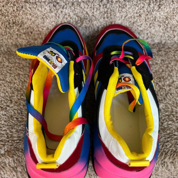 Kosseco Women's Lace Up Orthopedic Arch Wide Colorful Fashion Sneakers - Picture 6 of 14